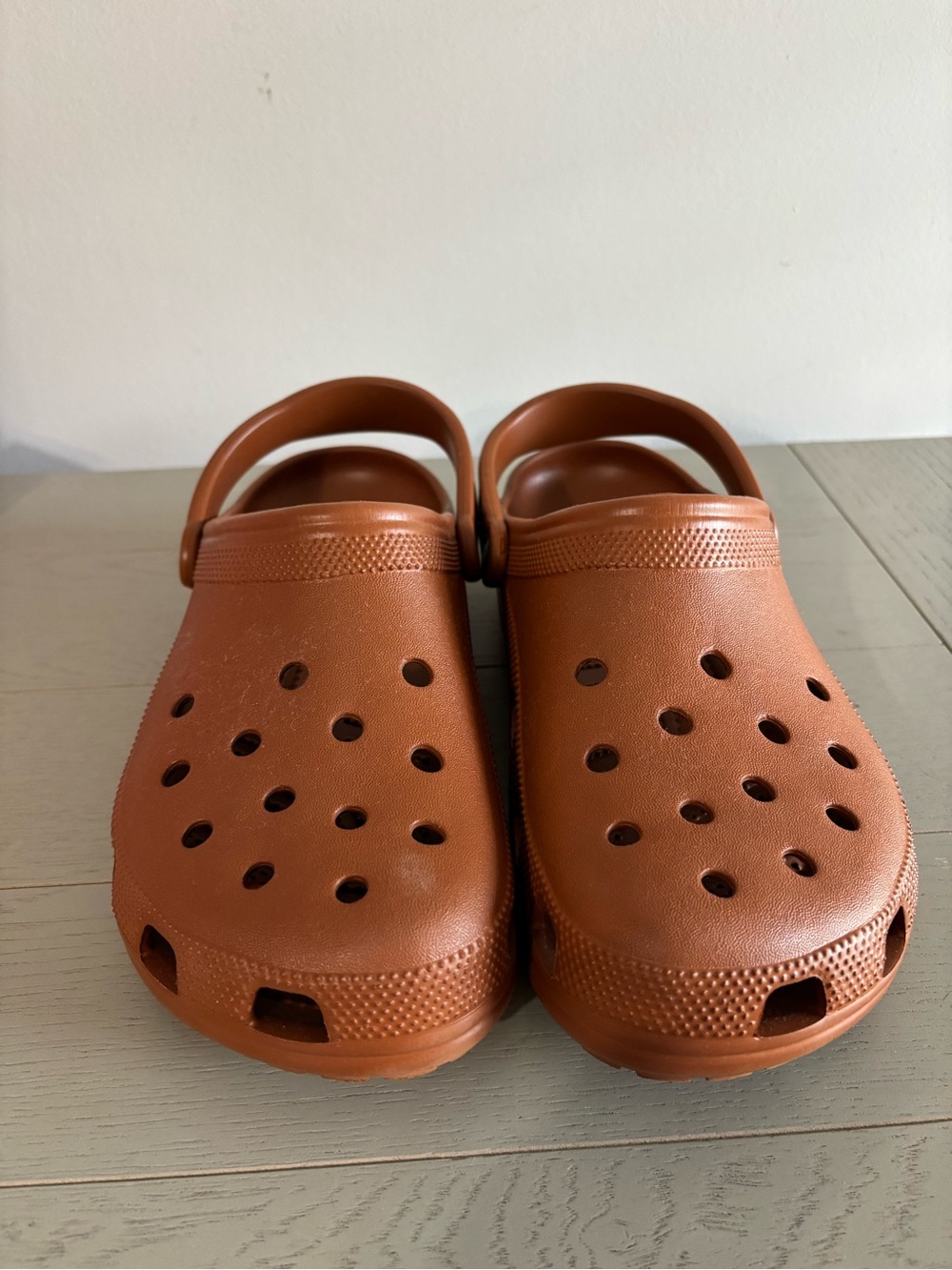 CROCS Classic Mens Clog Sandals in Terracotta
